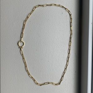 Gorjana chain link gold Parker necklace. NWT
